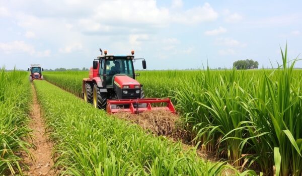 برداشت نیشکر